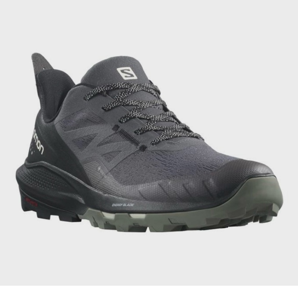 Like new with a minor small blemish on top of right shoe.